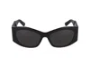Balenciaga Injected Bb0321s Sunglasses In Black