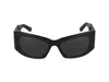 Balenciaga Injected Bb0321s Sunglasses In Black