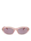 Balenciaga Round Sunglasses Bb0434 Sk 003 In Pink