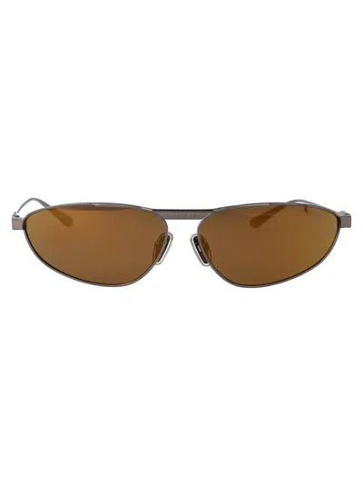 Balenciaga Eyewear Pilot Frame Sunglasses In Grey