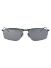 Balenciaga Bb0413s Sunglasses In Ruthenium-ruthenium-silver