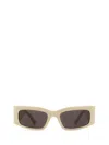 Balenciaga Ivory Acetate Sunglasses In Neutral