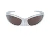 Balenciaga Acetate Sunglasses In Blue