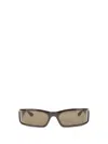 Balenciaga Women Sunglasses Sunset Rectangle Bb In Green