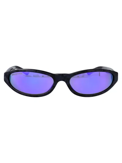 Balenciaga Sunglasses In Violet-violet-violet