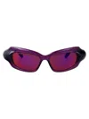 Balenciaga Women's Violet Injectate Sunglasses In Violet-violet-violet