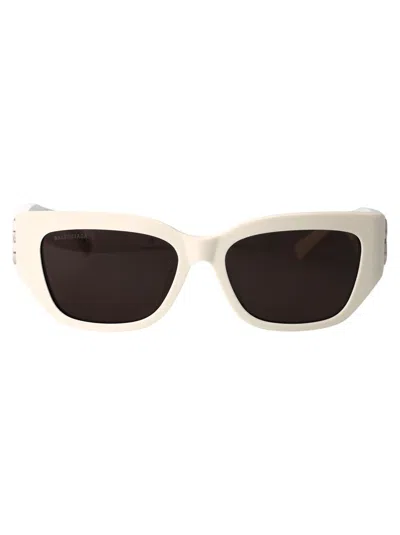 Balenciaga Bb0361sk Sunglasses In White-white-grey