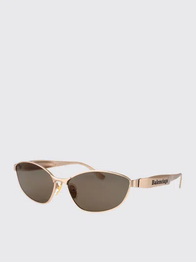 Balenciaga Sunglasses Woman  In Gold