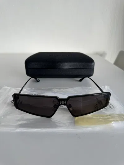 Pre-owned Balenciaga Sunglasses Womens Mens Optical Bb0192s 001 Black Shield