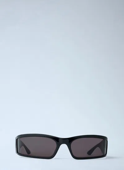 Balenciaga Sunset Rectangle Sunglasses In Black