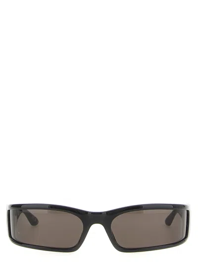 Balenciaga Sunset Rectangle Sunglasses Black In Brown