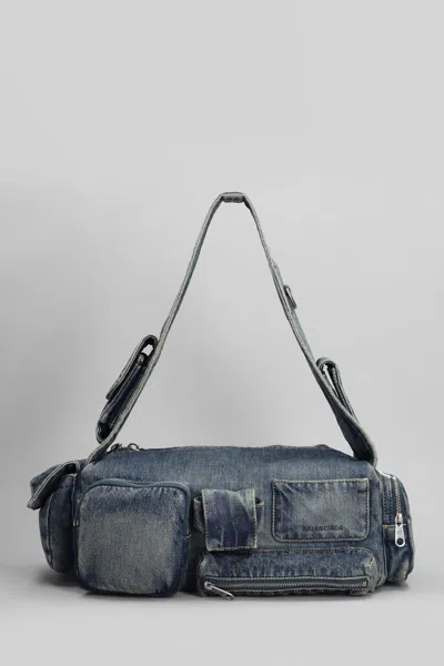 Balenciaga Super Sling Bag S Shoulder Bag In Blue