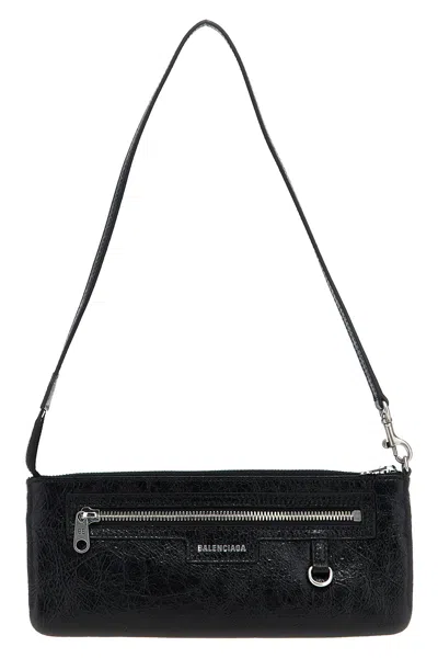 Balenciaga 'superbusy' Clutch In Black