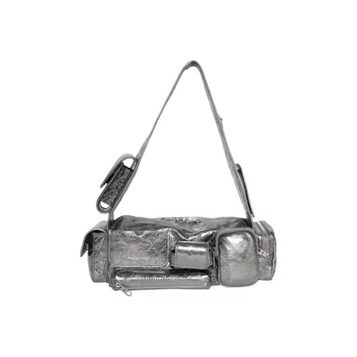 Pre-owned Balenciaga Superbusy Sling B 'silver' | Women's Size Onesize