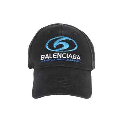 Pre-owned Balenciaga Surfer Cap 'washed Black'