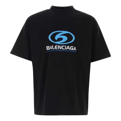 Balenciaga Surfer T-shirt 'black Blue'