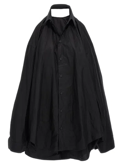 BALENCIAGA SUSPENDED DRESSES BLACK