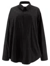 Balenciaga Suspended Cotton Poplin Dress