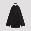 Balenciaga Suspended Cotton Poplin Dress In Black