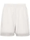 Balenciaga Reflective-logo Cotton Track Shorts