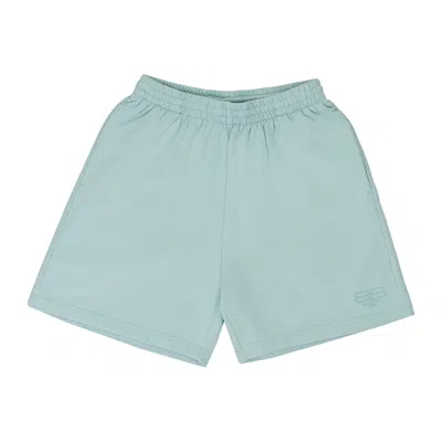 Pre-owned Balenciaga Sweat Shorts 'aqua' | Green | Men's Size Xs
