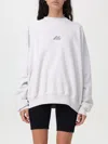 Balenciaga Activewear Logo Print Sweatshirt In Weiss