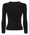 Balenciaga Black Sweater With All-over Bb Motif In Open Knit Wool Woman In Black