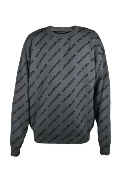 Balenciaga Sweater In Gray