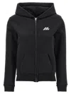Balenciaga Logo Print Hoodie Sweatshirt Black