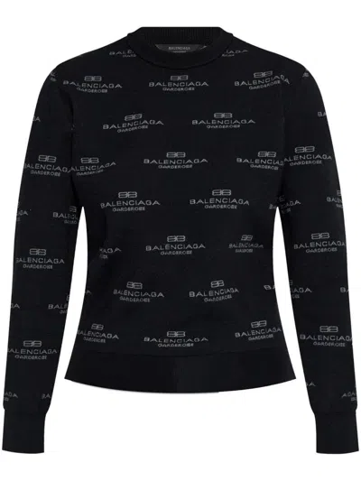 Balenciaga Sweaters In Black