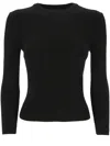 Balenciaga Black Sweater With All-over Bb Motif In Open Knit Wool Woman In Black