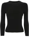Balenciaga Black Sweater With All-over Bb Motif In Open Knit Wool Woman In Black