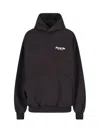 Balenciaga Beverly Hills Oversized Hoodie In Black