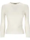 Balenciaga Bb-pattern Open-knit Jumper In White