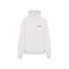Balenciaga Off White Cotton Large Fit Hoodie In White