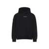 Balenciaga Relaxed-fit Cotton Hooded Sweatshirt With Design In Black