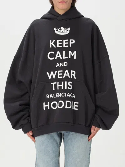 BALENCIAGA SWEATSHIRT BALENCIAGA WOMAN COLOR BLACK,427286002
