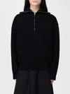 Balenciaga Back-to-front Black Sweater In Black