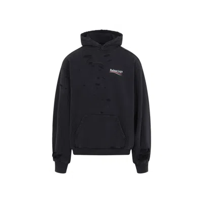 Balenciaga Sweatshirt In Black