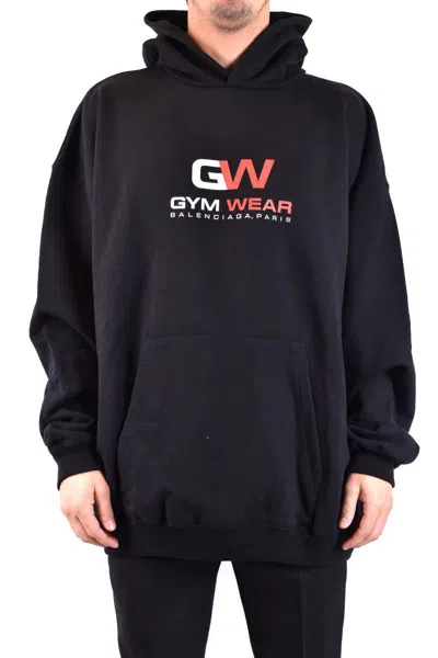 Balenciaga Sweatshirt In Black
