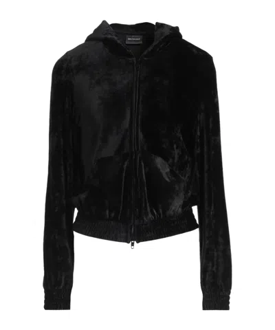 Balenciaga Sweatshirt In Black