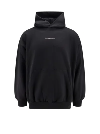 Balenciaga Sweatshirt In Feded Black