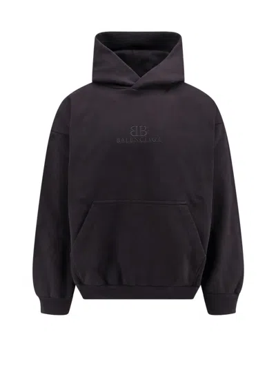 Balenciaga Sweatshirt In Black