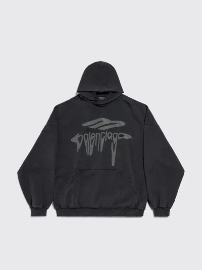 Balenciaga Sweatshirt Men  In Black
