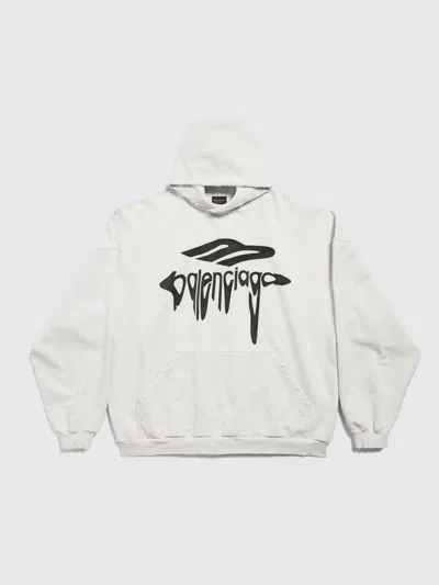 Balenciaga Sweatshirt Men  In White