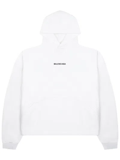 Balenciaga Sweatshirt With Logo In White
