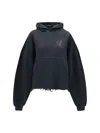 Balenciaga Distressed Nail Polish Hoodie With Front Pocket