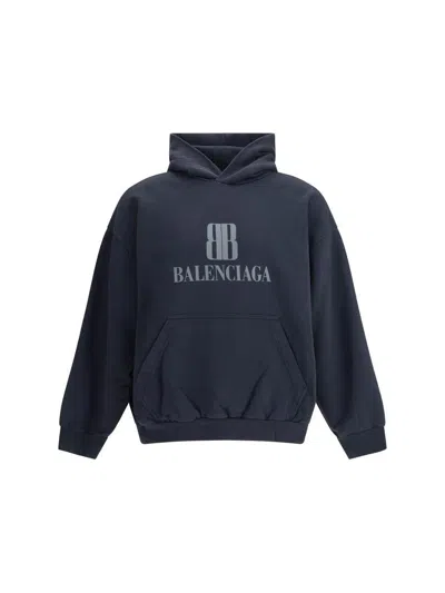 Balenciaga Sweatshirts In Blue