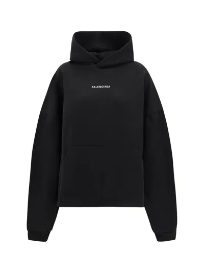 Balenciaga Sweatshirts In Black