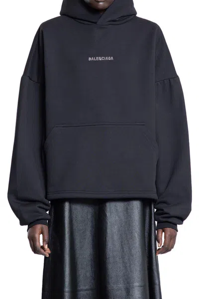 Balenciaga Sweatshirts In Black
